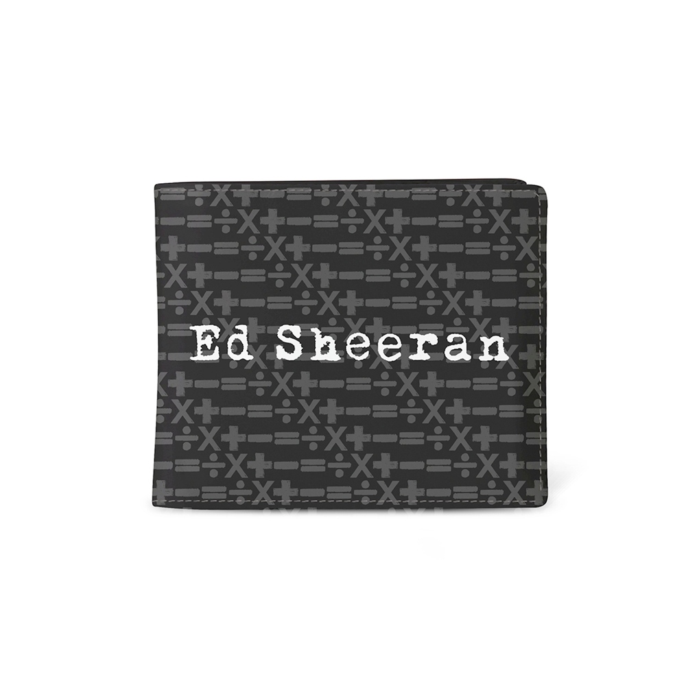 Rocksax Ed Sheeran - Symbols Pattern Bifold wallet - Black